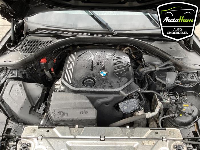 BMW 3 serie 318d 2.0 TwinPower Turbo 16V Sloopvoertuig (2019, Zwart)