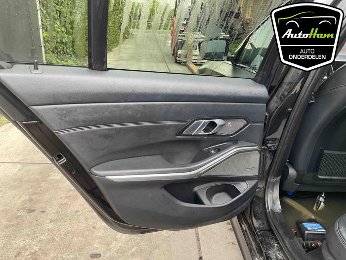 BMW 3 serie 318d 2.0 TwinPower Turbo 16V Sloopvoertuig (2019, Zwart)