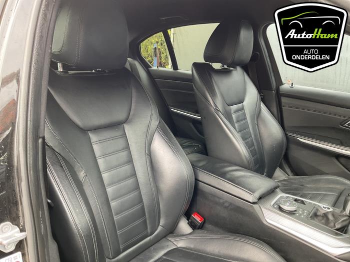 BMW 3 serie 318d 2.0 TwinPower Turbo 16V Sloopvoertuig (2019, Zwart)