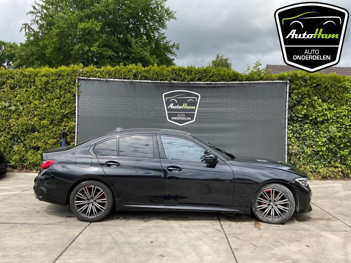BMW 3 serie 318d 2.0 TwinPower Turbo 16V Sloopvoertuig (2019, Zwart)