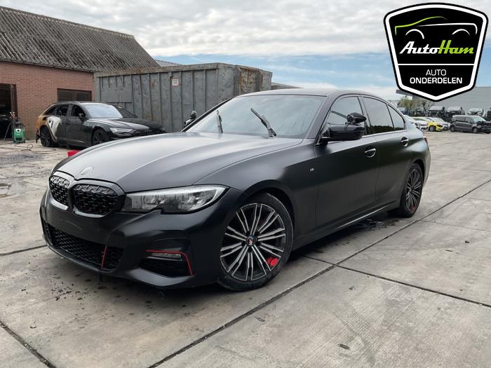 BMW 3 serie 318d 2.0 TwinPower Turbo 16V Sloopvoertuig (2019, Zwart)