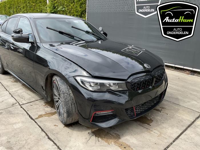 BMW 3 serie 318d 2.0 TwinPower Turbo 16V Sloopvoertuig (2019, Zwart)