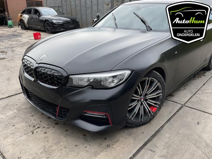 BMW 3 serie 318d 2.0 TwinPower Turbo 16V Sloopvoertuig (2019, Zwart)