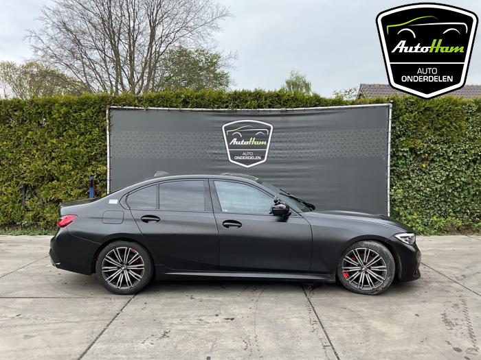 BMW 3 serie 318d 2.0 TwinPower Turbo 16V Sloopvoertuig (2019, Zwart)