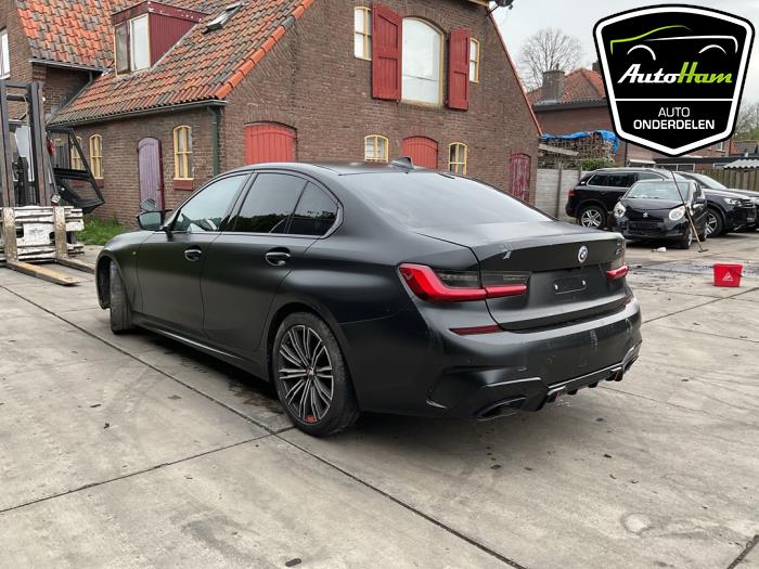 BMW 3 serie 318d 2.0 TwinPower Turbo 16V Sloopvoertuig (2019, Zwart)