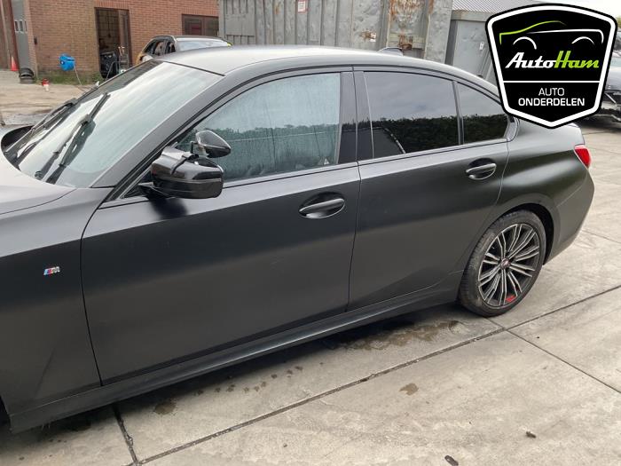 BMW 3 serie 318d 2.0 TwinPower Turbo 16V Sloopvoertuig (2019, Zwart)