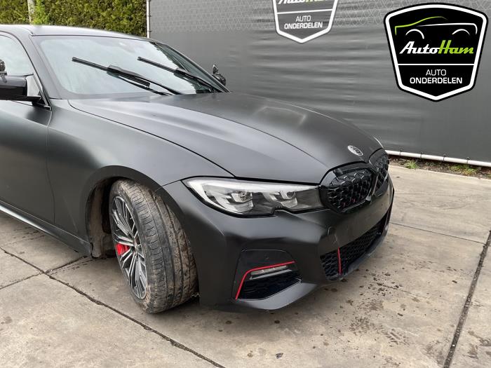 BMW 3 serie 318d 2.0 TwinPower Turbo 16V Sloopvoertuig (2019, Zwart)
