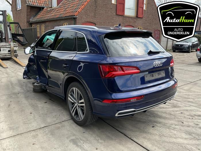 Audi Q5 2.0 TFSI 16V Quattro Sloopvoertuig (2019, Blauw)