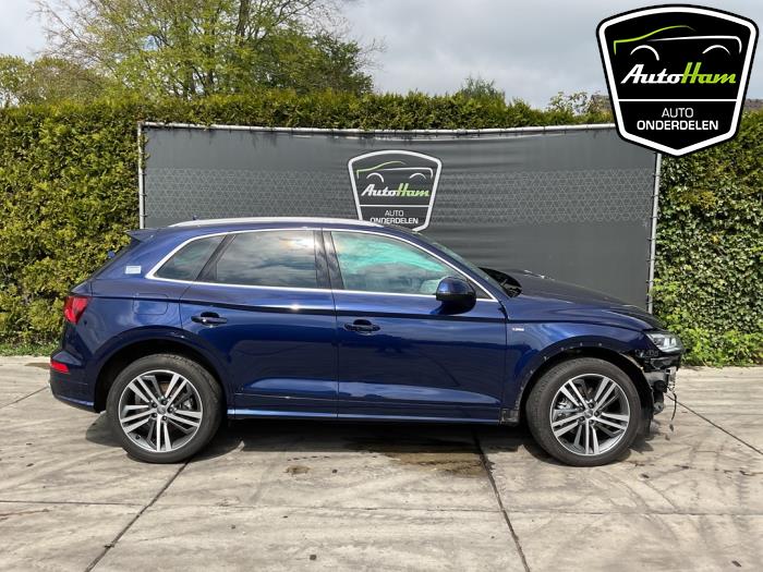 Audi Q5 2.0 TFSI 16V Quattro Sloopvoertuig (2019, Blauw)