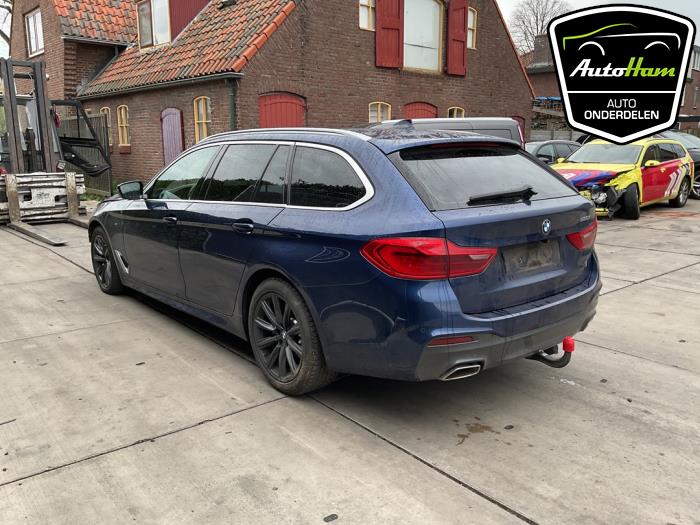 BMW 5 serie Touring 520i 2.0 TwinPower Turbo 16V Sloopvoertuig (2019, Blauw)