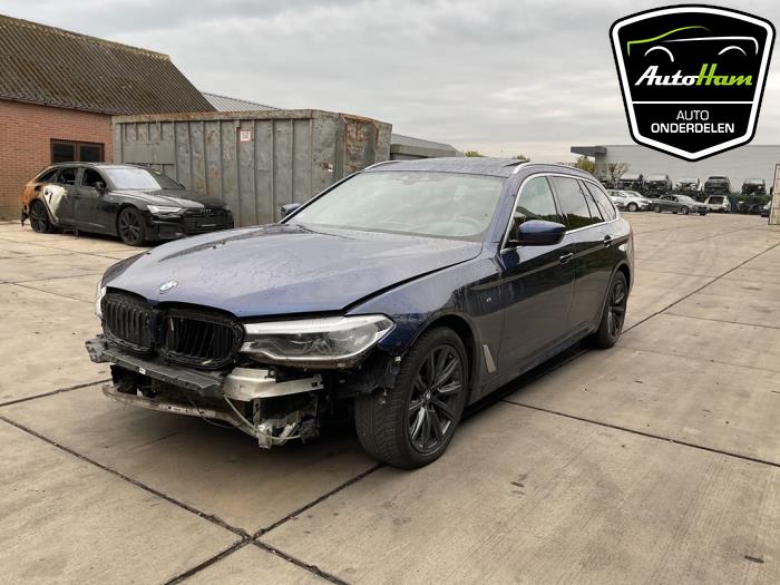 BMW 5 serie Touring 520i 2.0 TwinPower Turbo 16V Sloopvoertuig (2019, Blauw)