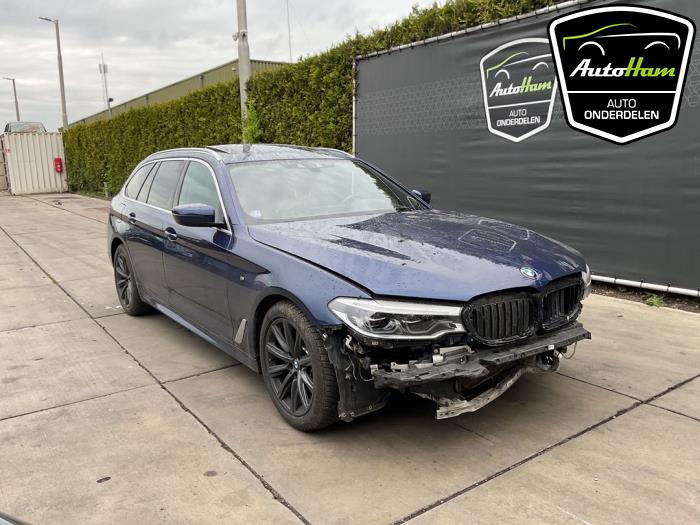 BMW 5 serie Touring 520i 2.0 TwinPower Turbo 16V Sloopvoertuig (2019, Blauw)