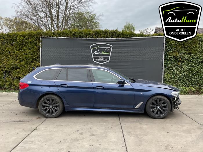BMW 5 serie Touring 520i 2.0 TwinPower Turbo 16V Sloopvoertuig (2019, Blauw)