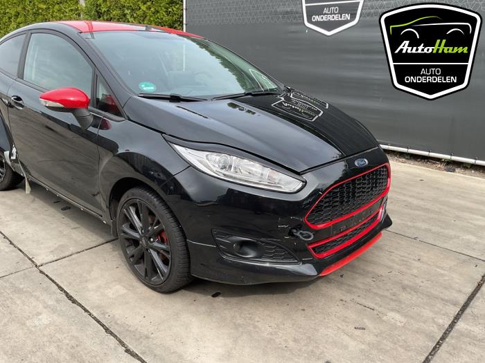 Ford Fiesta 6 1.0 EcoBoost 12V Sport Sloopvoertuig (2015, Zwart, Rood)