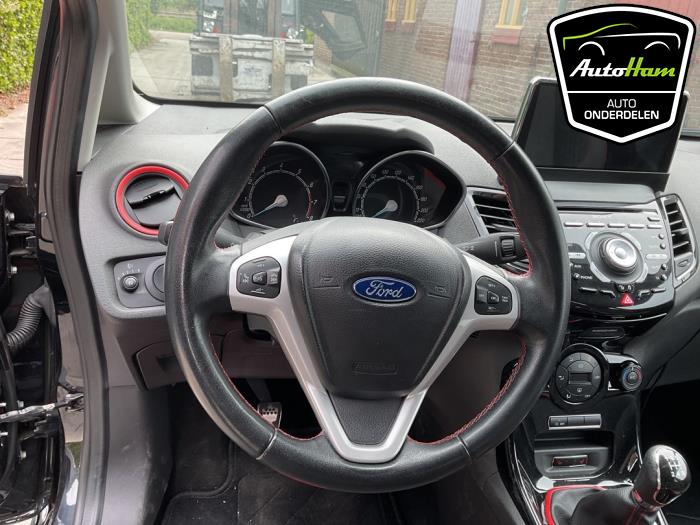 Ford Fiesta 6 1.0 EcoBoost 12V Sport Sloopvoertuig (2015, Zwart, Rood)