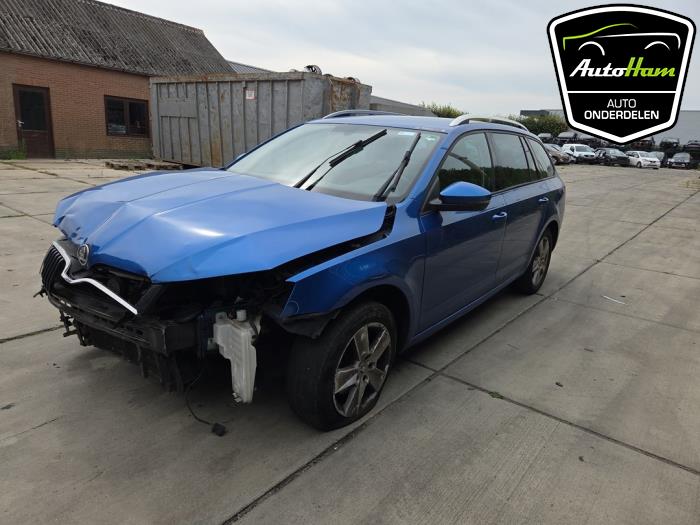 Skoda Octavia Combi 1.6 TDI Greenline 16V Sloopvoertuig (2014, Blauw)