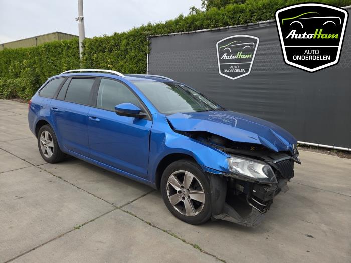 Skoda Octavia Combi 1.6 TDI Greenline 16V Sloopvoertuig (2014, Blauw)