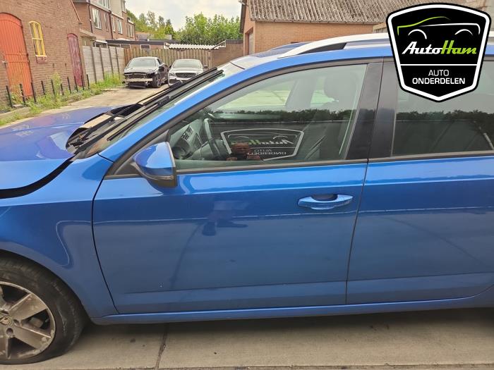 Skoda Octavia Combi 1.6 TDI Greenline 16V Sloopvoertuig (2014, Blauw)