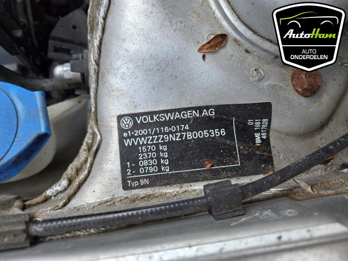 Volkswagen Polo IV 1.2 12V Sloopvoertuig (2007, Grijs)