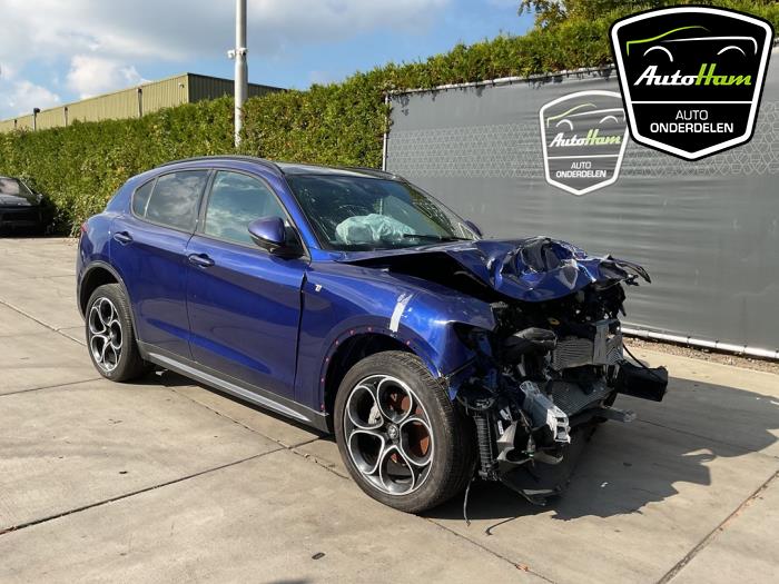 Alfa Romeo Stelvio 2.0 T 16V Q4 Sloopvoertuig (2022, Blauw)