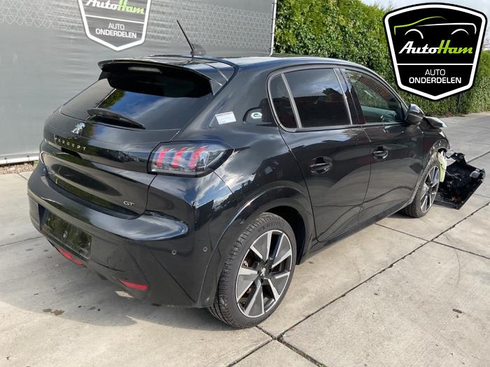 Peugeot 208 II e-208 50 kWh Sloopvoertuig (2021, Zwart)