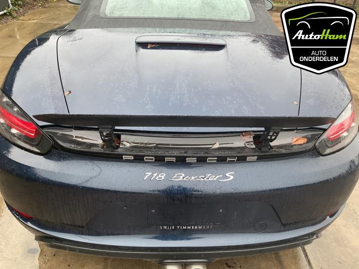 Porsche 718 Boxster 2.5 S Turbo Sloopvoertuig (2020, Blauw)