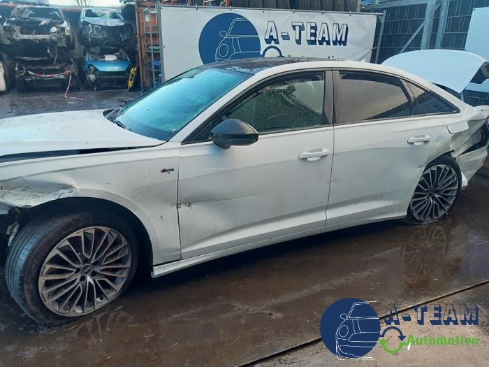 Audi A6 2.0 16V 55 TFSI E Quattro Sloopvoertuig (2021, Wit)