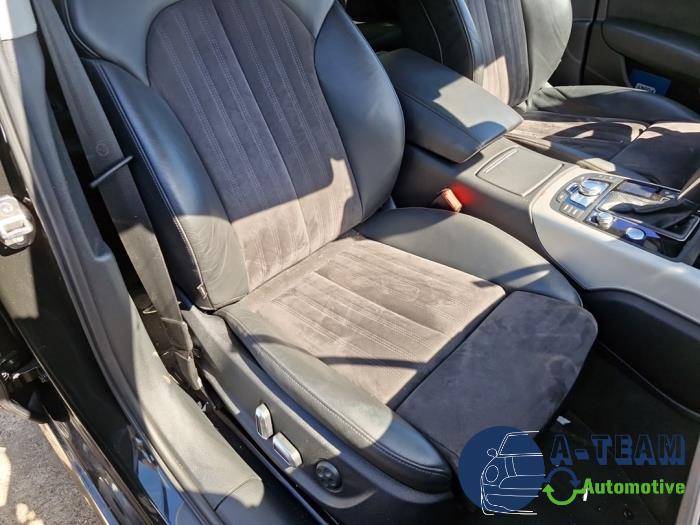 Audi A6 Avant 3.0 TDI V6 24V Quattro Sloopvoertuig (2016, Metallic, Zwart)