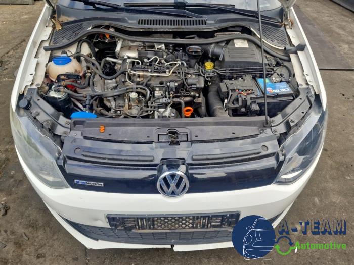 Volkswagen Polo V 1.2 TDI 12V BlueMotion Sloopvoertuig (2011, Wit)