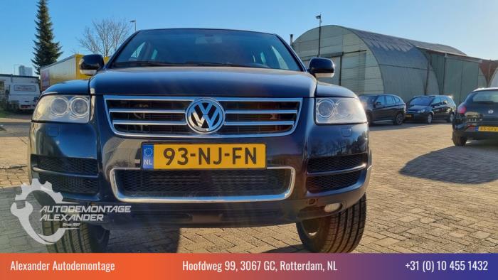 Volkswagen Touareg 5.0 TDI V10 Sloopvoertuig (2003, Zwart)