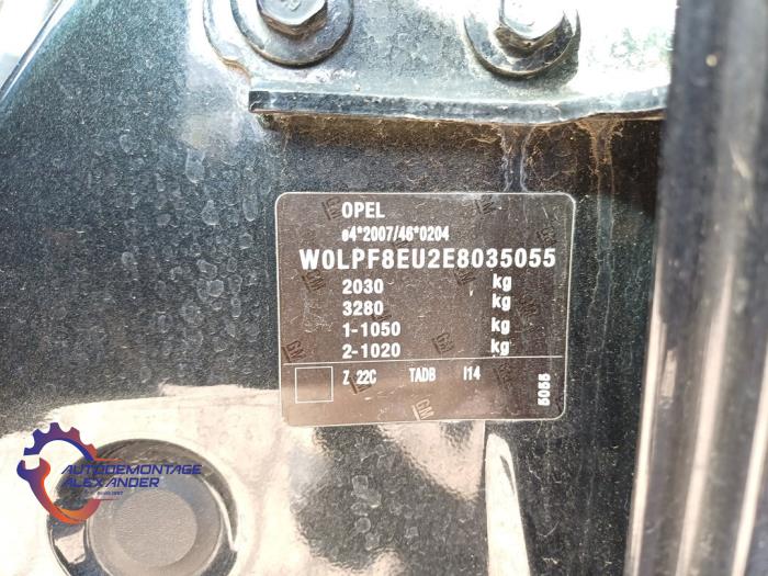 Opel Astra J Sports Tourer 1.4 Turbo 16V Sloopvoertuig (2014, Metallic, Zwart)