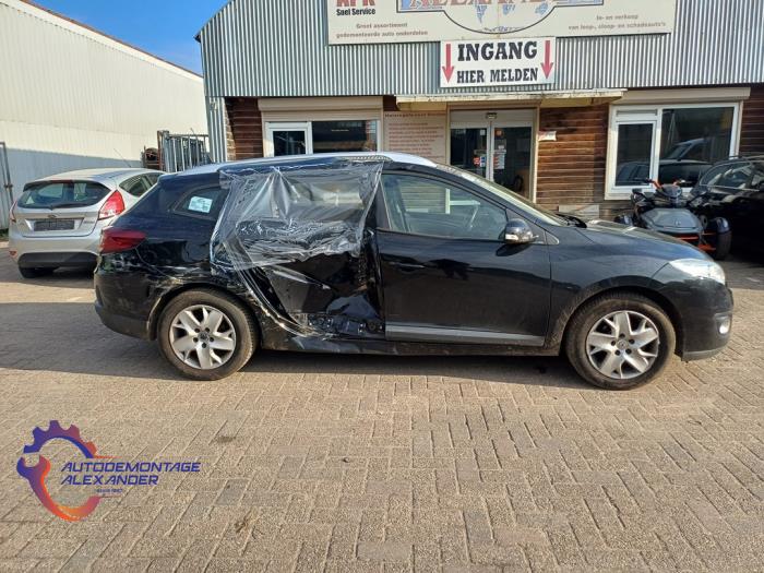 Renault Megane III Grandtour 1.5 dCi 110 Sloopvoertuig (2014, Zwart)