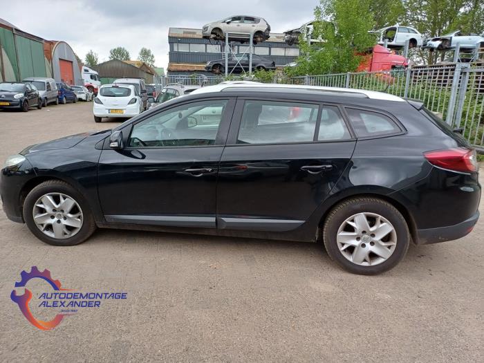 Renault Megane III Grandtour 1.5 dCi 110 Sloopvoertuig (2014, Zwart)