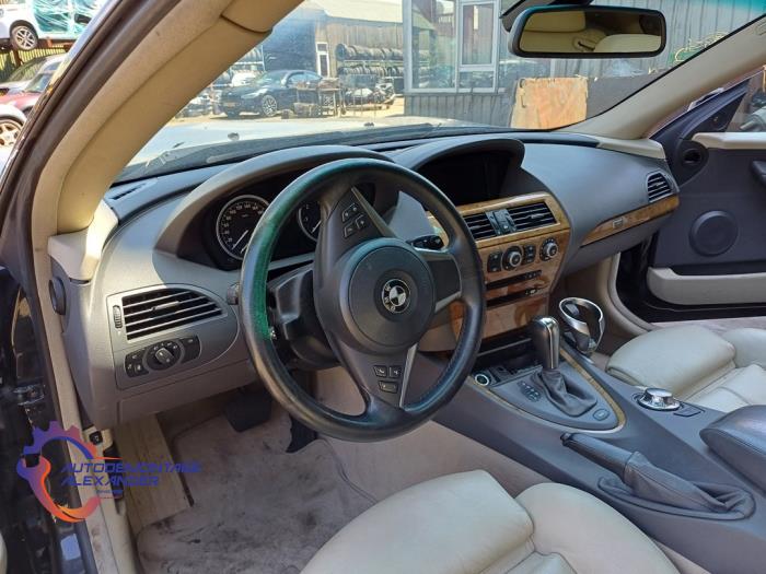 BMW 6 serie 630i 24V Sloopvoertuig (2005, Zwart)