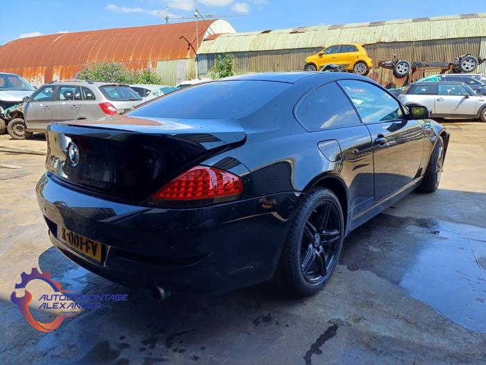 BMW 6 serie 630i 24V Sloopvoertuig (2005, Zwart)