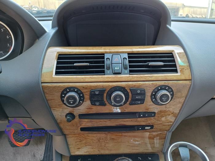 BMW 6 serie 630i 24V Sloopvoertuig (2005, Zwart)