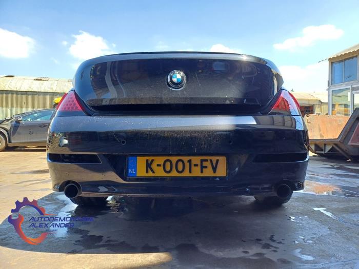 BMW 6 serie 630i 24V Sloopvoertuig (2005, Zwart)