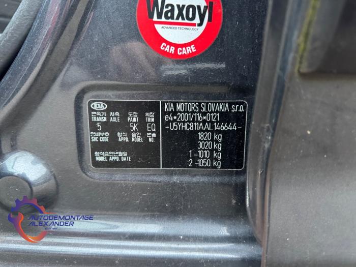 Kia Cee'd Sporty Wagon 1.4 16V Sloopvoertuig (2010, Donker, Zilvergrijs)