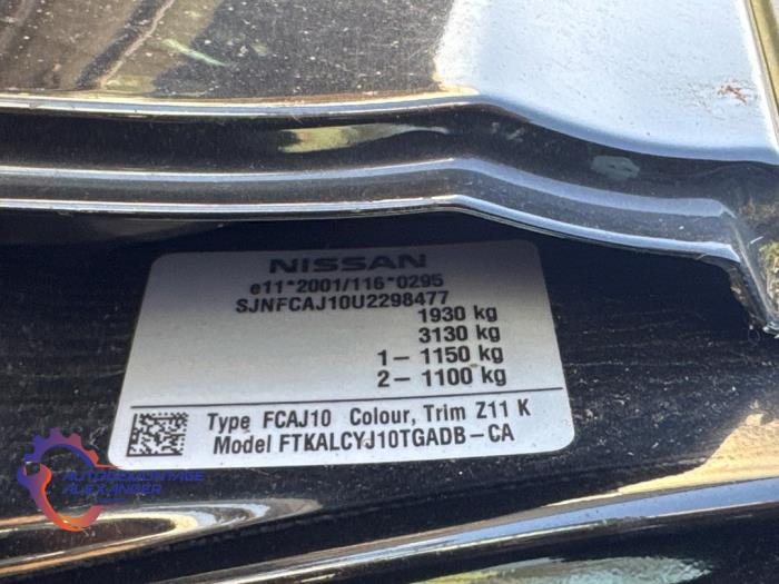 Nissan Qashqai 1.5 dCi DPF Sloopvoertuig (2011, Metallic, Zwart)