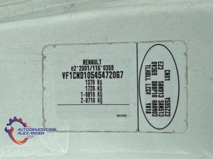 Renault Twingo II 1.2 16V Sloopvoertuig (2011, Wit)