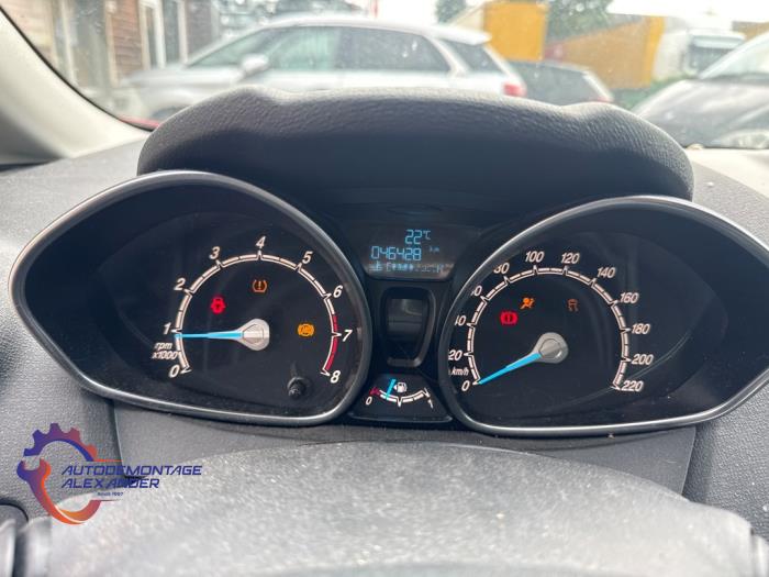 Ford Fiesta 6 1.0 SCI 12V 80 Sloopvoertuig (2015, Rood)