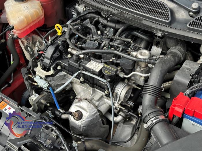 Ford Fiesta 6 1.0 SCI 12V 80 Sloopvoertuig (2015, Rood)