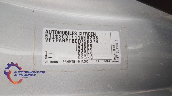 Citroen C1 1.2 PureTech 82 12V Sloopvoertuig (2015, Grijs)