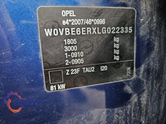 Opel Astra K 1.2 Turbo 12V Sloopvoertuig (2020, Blauw)