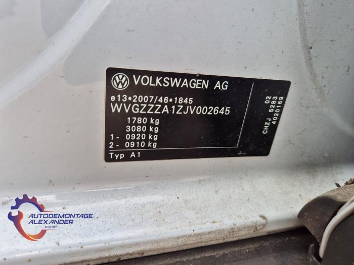 Volkswagen T-Roc 1.0 TSI 12V BlueMotion Sloopvoertuig (2018, Wit)