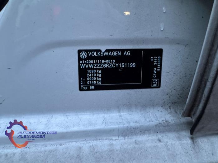 Volkswagen Polo V 1.2 TDI 12V BlueMotion Sloopvoertuig (2012, Wit)