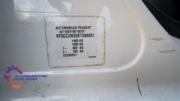 Peugeot 208 I 1.0 Vti 12V PureTech Sloopvoertuig (2014, Wit)