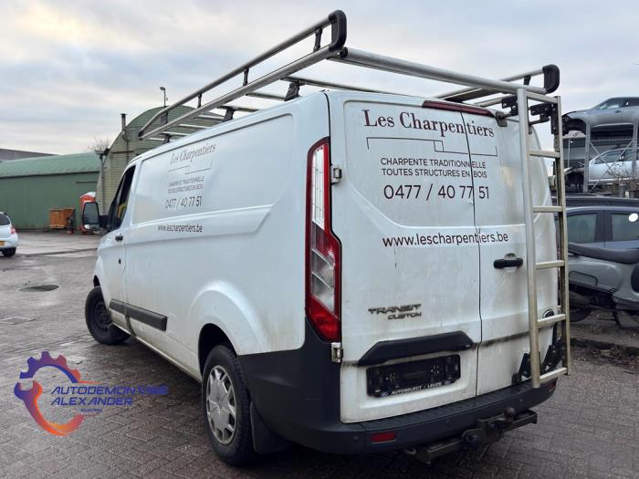 Ford Transit Custom 2.0 TDCi 16V Eco Blue 130 Sloopvoertuig (2018, Wit)