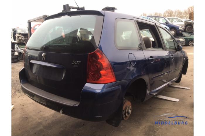 Peugeot 307 Break 1.6 HDiF 110 16V Sloopvoertuig (2006, Blauw)