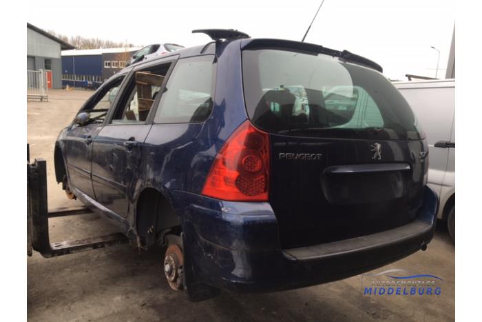 Peugeot 307 Break 1.6 HDiF 110 16V Sloopvoertuig (2006, Blauw)